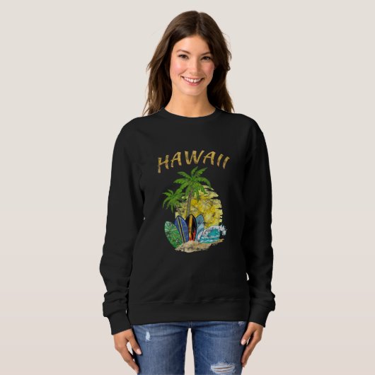 Sweatshirt Hawaii Surf 4 (Devant entier)
