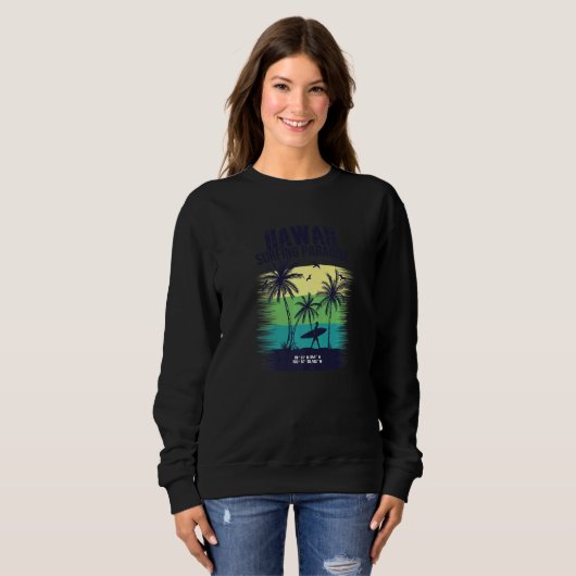 Sweatshirt Hawaii Surf 4 (Devant entier)