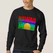 Sweatshirt Hawaiian Islands Aloha State (Devant)