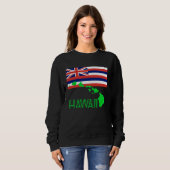 Sweatshirt Hawaiian Islands State Flag (Devant entier)