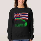 Sweatshirt Hawaiian Islands State Flag (Devant)