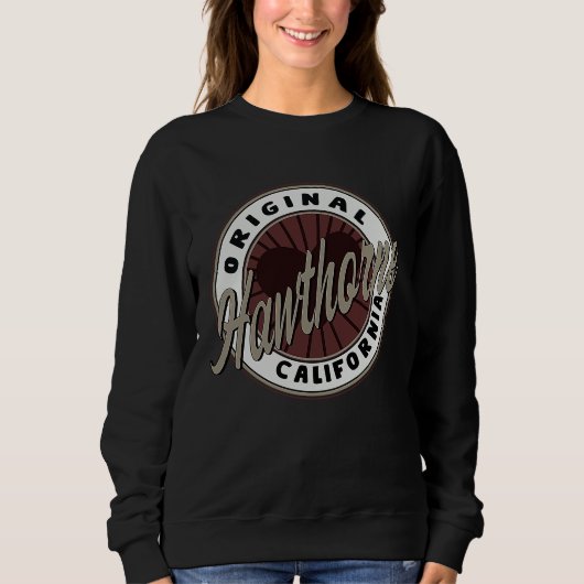 Sweatshirt Hawthorne Travel Souvenir To California (Devant)
