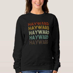 Sweatshirt Hayward California Retro 80s Style Vintage