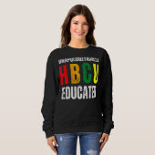 Sweatshirt HBCU HBCU historique instruite (Devant entier)
