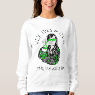 Sweatshirt Hé,  IDSA & CDC Chemise Maladie de Lyme