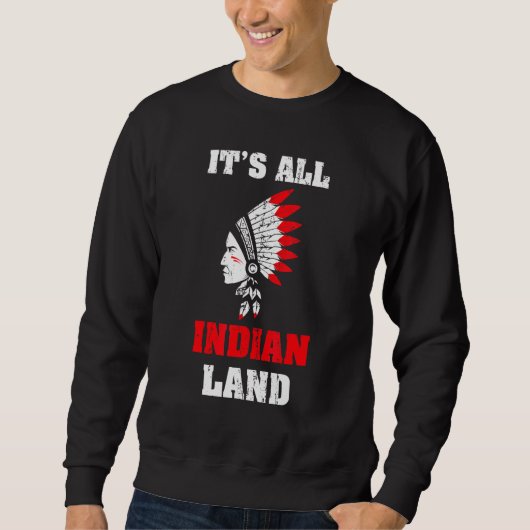 Sweatshirt Headdress Native Pride Indian Land Fier Native Am (Devant)