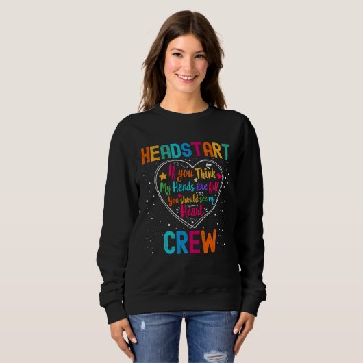 Sweatshirt Headstart Crew Appreciation Week Back to School He (Devant entier)