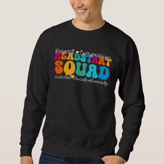 Sweatshirt Headstart Squad Appreciation Week Back to School (Devant)