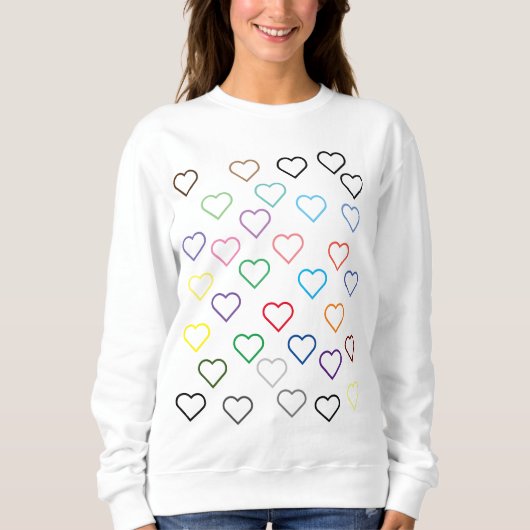 Sweatshirt heart (Devant)