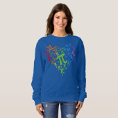 Sweatshirt Heart Pi Day Funny Enseignant En Mathématiques Gra (Devant entier)
