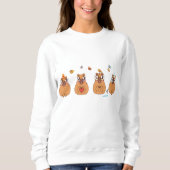 Sweatshirt Heart-pounding Capybara (Devant)