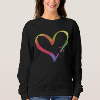 Sweatshirt Heart Space Ship Exploration Solar Space Aerospace