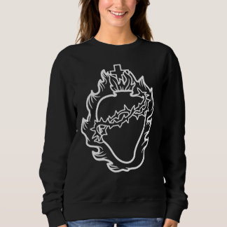 Sweatshirt Heart Thorn