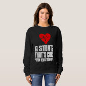 Sweatshirt Heart Transplan Survivor Design for Post Attack Re (Devant entier)