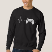 Sweatshirt Heartbeat Gaming Controller (Devant)