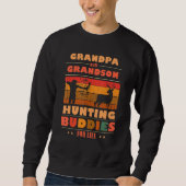 Sweatshirt Heartfelt GRANDPA Grandson Buddies For Life Huntin (Devant)