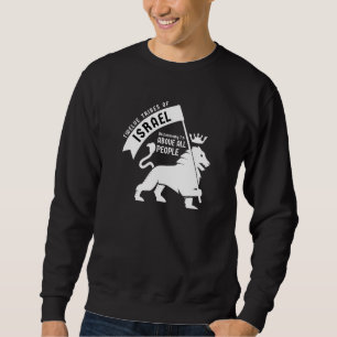Sweatshirt Hébreu Israélite Israélites héritage avant tout pe