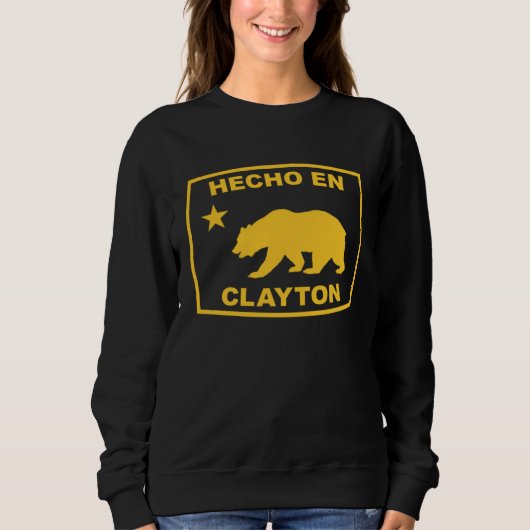 Sweatshirt Hecho en Clayton California Republic Pacific Coast (Devant)