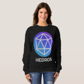 Sweatshirt Hedron et HEX Crypto sur PulseChain Échange de NFT (Devant entier)