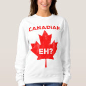 Sweatshirt Hein canadien ? Feuille d'érable (Devant)