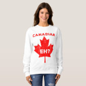 Sweatshirt Hein canadien ? Feuille d'érable (Devant entier)