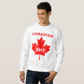 Sweatshirt Hein canadien ? Feuille d'érable (Devant entier)