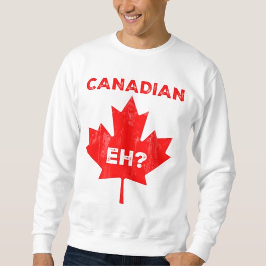Sweatshirt Hein canadien ? Feuille d'érable (Devant)