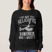 Sweatshirt Helicopter Pilot  for Aviator  Chopper Helicopter (Devant)