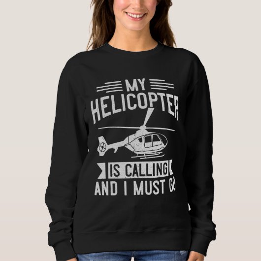 Sweatshirt Helicopter Pilot  for Aviator  Chopper Helicopter (Devant)