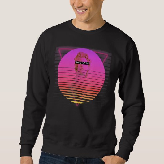 Sweatshirt Helios Statue grecque Rétro Vaporwave Esthétique 8 (Devant)