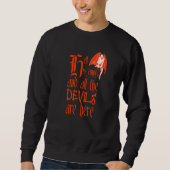 Sweatshirt Hell Is Empty And All The Devils Are Here Red Text (Devant)