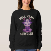 Sweatshirt Hell Yeah, Satans Squad (Devant)