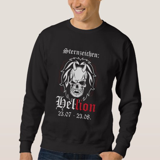 Sweatshirt Hellion rock star Sign pour Lion (Devant)