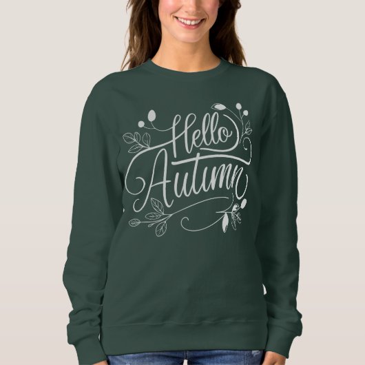 Sweatshirt Hello Autumn (Devant)