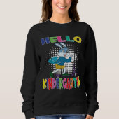 Sweatshirt Hello Kindergarten Rabbit With Scooter (Devant)