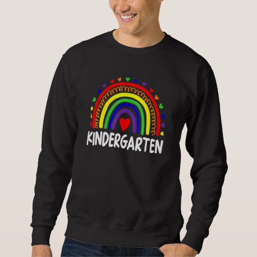 Sweatshirt Hello Kindergarten Team Kinder Back To School Teac (Devant)