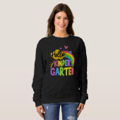 Sweatshirt Hello Kindergarten Team Kinder Back To School Teac (Devant entier)