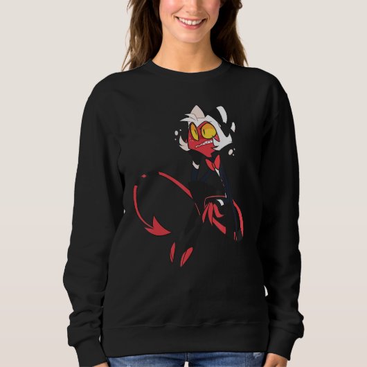 Sweatshirt Helluva Bosses Moxxs Amusants Pour Hommes Femmes (Devant)