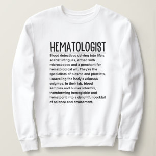 Sweatshirt Hématologue