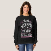 Sweatshirt Hen Party Wedding Married Bachelor Bride To Be Bac (Devant entier)