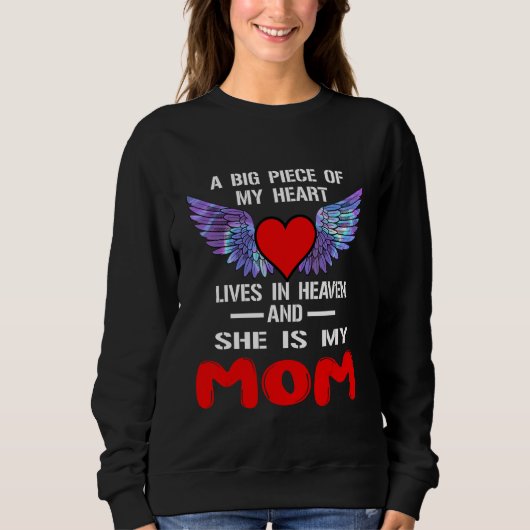 Sweatshirt Her Wings Were Ready but my Heart Was Not Memory o (Devant)