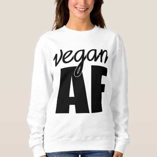 Sweatshirt Herbivore | Vegan AF (Devant)