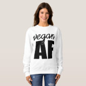Sweatshirt Herbivore | Vegan AF (Devant entier)