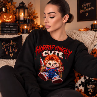 Sweatshirt Hérisson d'Halloween affreusement mignon