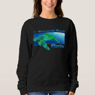 Sweatshirt Hernando Beach Floride Natation Tortue de mer