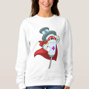 Sweatshirt Hero as Nurse