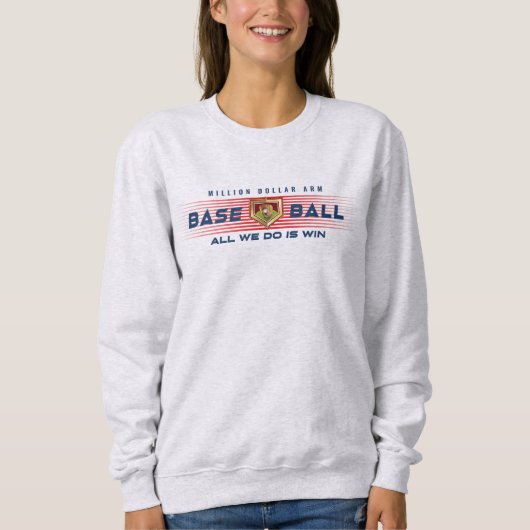 Sweatshirt Héros de baseball avec bras de millions de dollars (Devant)