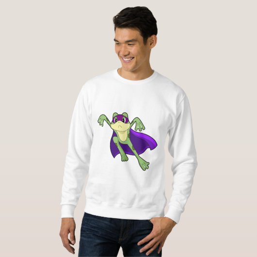 Sweatshirt Héros de grenouille (Devant entier)