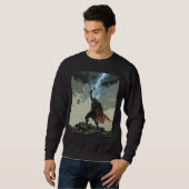 Sweatshirt Héros - Dieu du tonnerre mythe nordique (Devant entier)