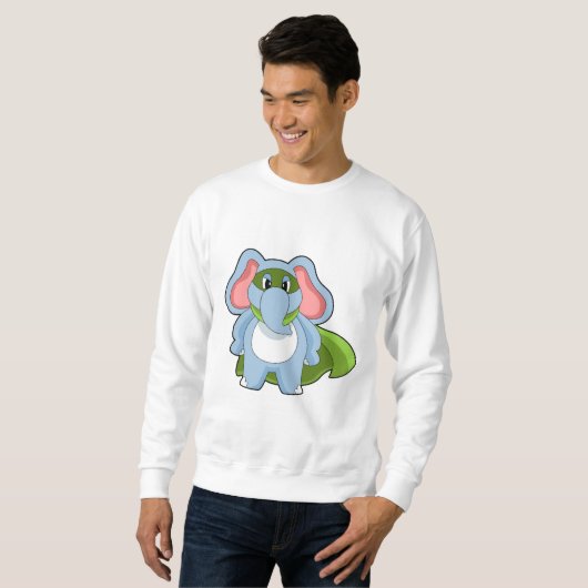 Sweatshirt Héros éléphant (Devant entier)